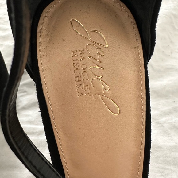 Badgely Mischka Jewel black bow heels - Picture 4 of 6